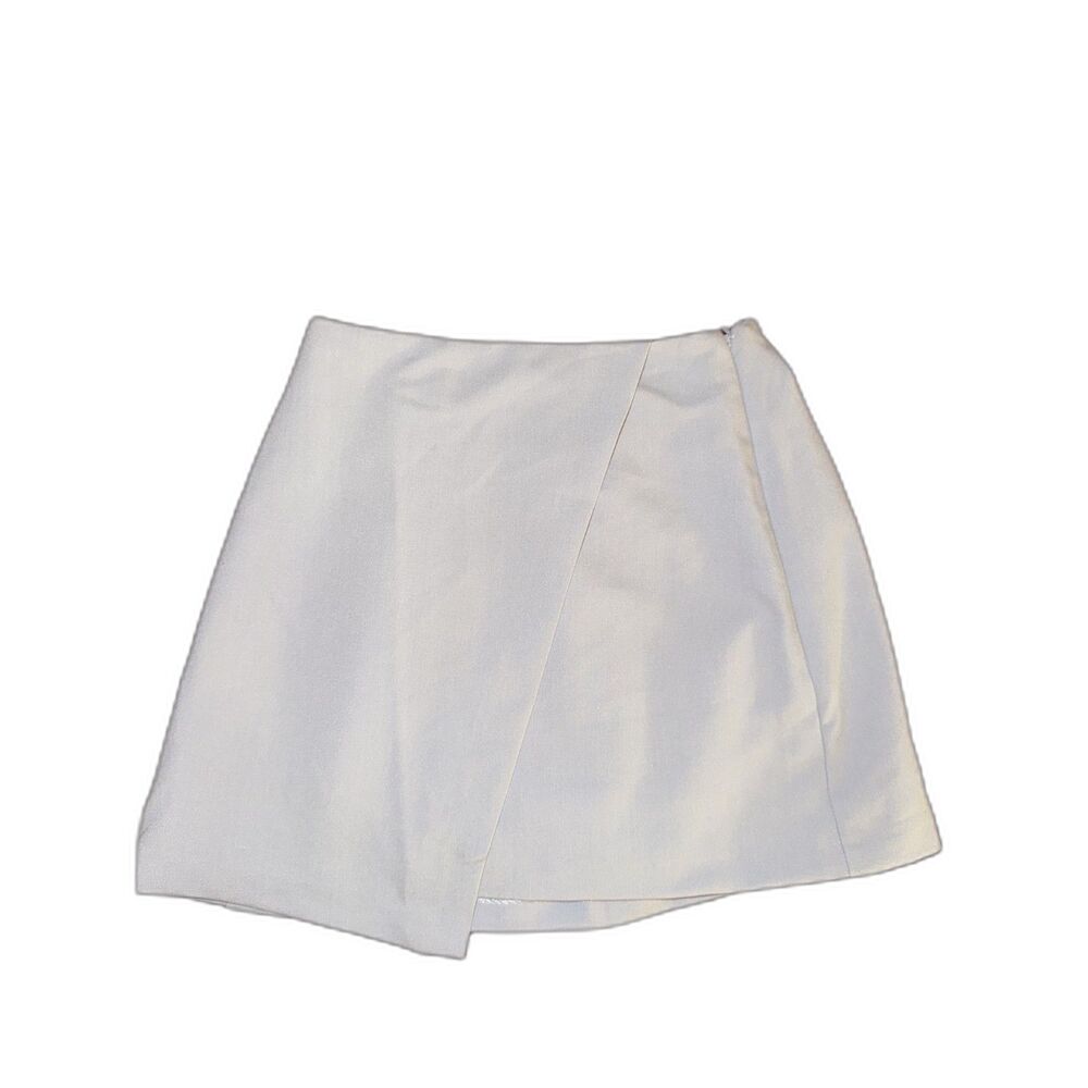 Abercrombie Grey Wrap Mini Skort XS